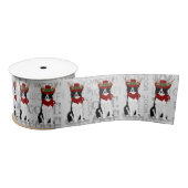 Funny Dog Lover Border Collie Kerstmis Satijnen Lint (Spoel)