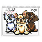 Funny Dog Lover Cartoons Calender by Off-Leash Art Kalender (Hoes)