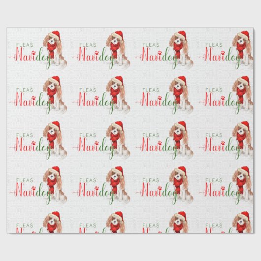 Funny Dog Lover Cavalier King Charles Spaniel Cadeaupapier (Vlak)