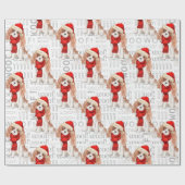 Funny Dog Lover Cavalier King Charles Spaniel Cadeaupapier (Vlak)