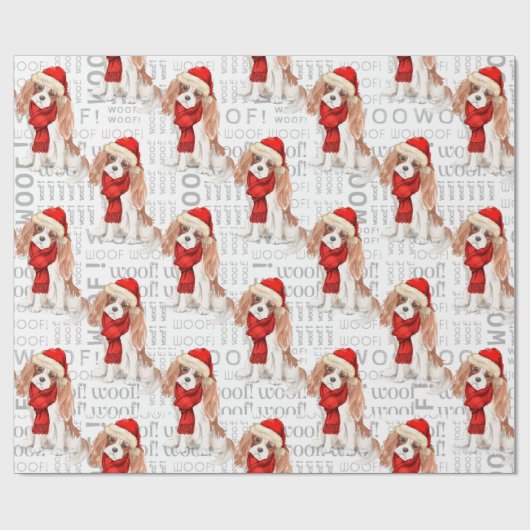 Funny Dog Lover Cavalier King Charles Spaniel Cadeaupapier (Vlak)