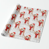 Funny Dog Lover Cavalier King Charles Spaniel Cadeaupapier (Uitgerold)