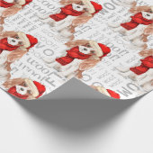 Funny Dog Lover Cavalier King Charles Spaniel Cadeaupapier (Hoek)