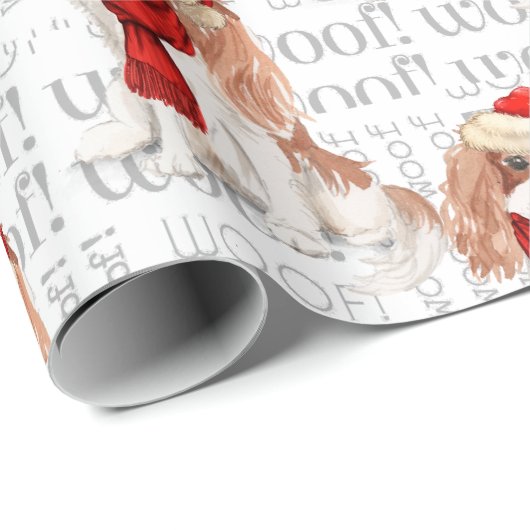 Funny Dog Lover Cavalier King Charles Spaniel Cadeaupapier (Rol Hoek)