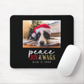 Funny Dog Lover Christmas Photo Cute D  Muismat (Met muis)