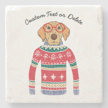 Funny Dog Lover Dog die lomp met kerstavond zoete 