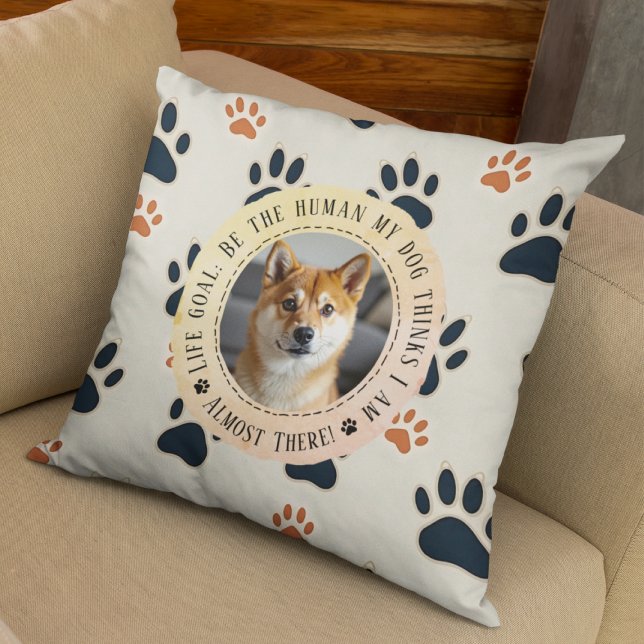  Funny Dog Lover Gift - Life Goal Kussen (Creator heeft geüpload)