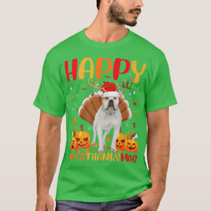 Funny Dog Lover Happy American Bulldog HelloBedank T-shirt