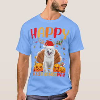 Funny Dog Lover Happy American Eskimo Dog HelloTha T-shirt