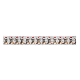 Funny Dog Lover Holiday Boxer Kerstmis Satijnen Lint