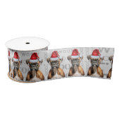 Funny Dog Lover Holiday Boxer Kerstmis Satijnen Lint (Spoel)