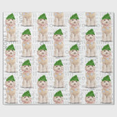 Funny Dog Lover Kerstmis Cockapoo Cadeaupapier (Vlak)