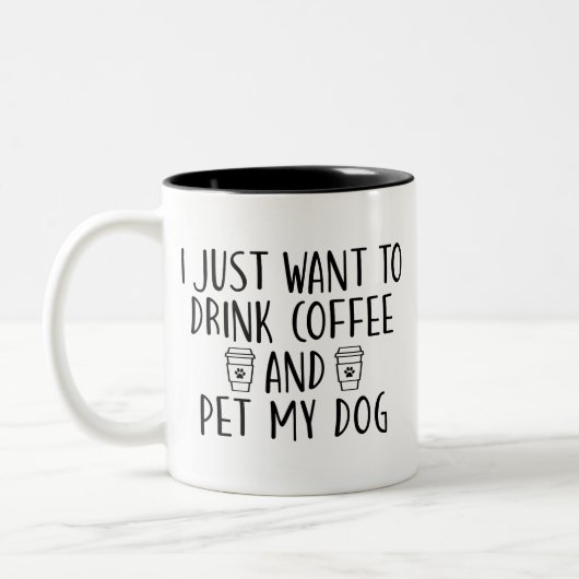 Funny Dog Lover Mok (Links)