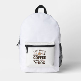 Funny Dog Lover Mok Dog mama Dog Dad Bedrukte Rugzak