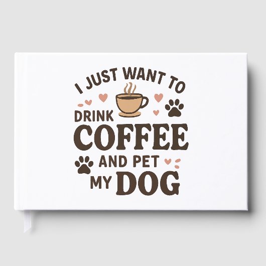 Funny Dog Lover Mok Dog mama Dog Dad Gastenboek (Voorkant)