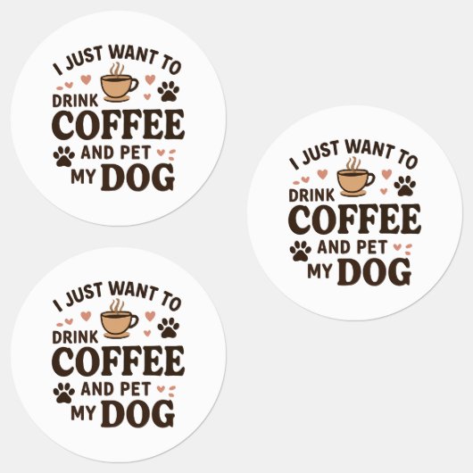 Funny Dog Lover Mok Dog mama Dog Dad Labels (Groep)