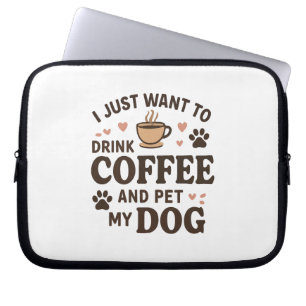 Funny Dog Lover Mok Dog mama Dog Dad Laptop Sleeve