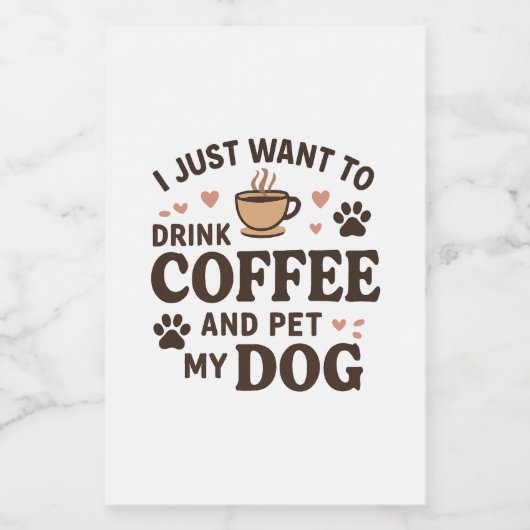 Funny Dog Lover Mok Dog mama Dog Dad Voedselcontainer Etiket (Enkel label)