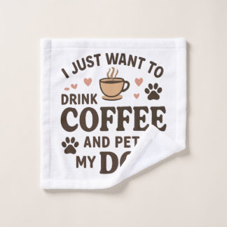 Funny Dog Lover Mok Dog mama Dog Dad Washandje