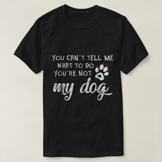 Funny Dog Lover Quote Design T-shirt (Design voorkant)