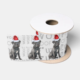Funny Dog Lover Schattigee Cane Corso Kerst Satijnen Lint