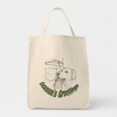 Funny Dog Lover Season's Greetings Christmas Tote Bag (Voorkant)