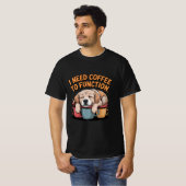 "Funny Dog Lover T-Shirt - Schattigee Pup Humor T- (Voorkant volledig)