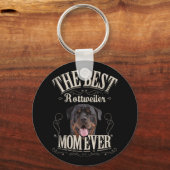 Funny Dog Lover Women | Beste rottweiler mam Lover Sleutelhanger (Voorkant)