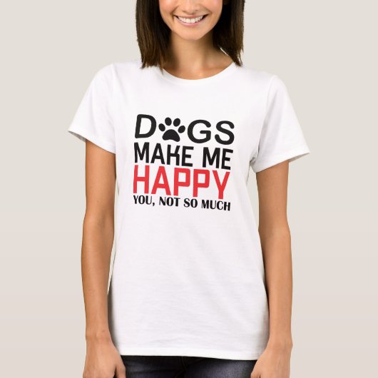 Funny dog lovers gift t-shirt (Voorkant)