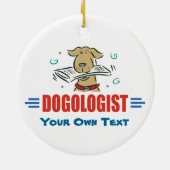 Funny Dog Lovers Keramisch Ornament (Achterkant)