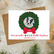 Funny Dog Lover's kerstmis met Dog Foto
