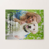 Funny Dog Mam - Moederdag Dog - Foto van Cute Pet Legpuzzel (Horizontaal)
