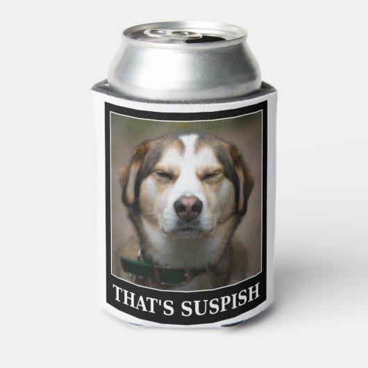 Funny Dog Meme Blikjeskoeler (Blikje Achterkant)