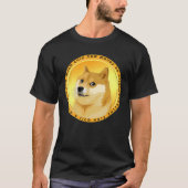 Funny Dog Meme Coin Crypto Currency T-shirt (Voorkant)