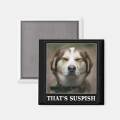 Funny Dog Meme Magneet (Voorkant / Achterkant)