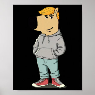 Funny Dog Meme Trump Pet opnieuw geweldig Poster