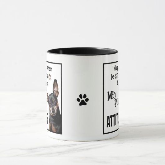 Funny Dog Mok - Miniatuur Pinscher (Midden)