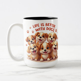 Funny Dog Mok Verjaardag Gift Idee Schattigee Dog 