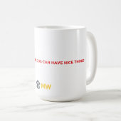 Funny Dog Mom Mug – I Work Hard for My Dog Koffiemok (Voorkant rechts)