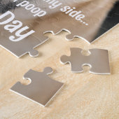 Funny Dog Mom Pet Foto - Moederdag Schattige Dog Legpuzzel (Zijkant)