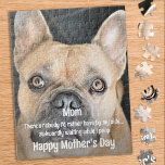 Funny Dog Mom Pet Foto - Moederdag Schattige Dog Legpuzzel<br><div class="desc">Verras je hondenmoeder deze Moederdag met een aangepaste gepersonaliseerde Pet Photo Puzzel van haar beste vriend. Deze Funny Dog Mom Puzzel zal zorgen voor veel lachen deze Moederdag ! Voeg de foto van uw hond toe en personaliseer vanaf de hond. Er is niemand die ik liever aan mijn zijde heb....</div>