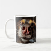 Funny Dog Nose Close-Up Coffee Mug – Perfect Gift  Koffiemok (Links)
