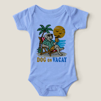 Funny Dog on Vacation T-Shirt | Cute Summer