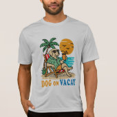 Funny Dog on Vacation T-Shirt | Cute Summer (Voorkant)