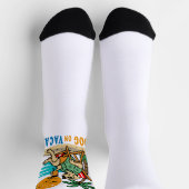 Funny Dog on Vacation T-Shirt | Cute Summer Sokken (Top)