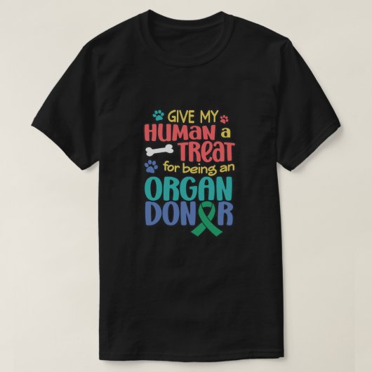Funny Dog Organ Donation Awareness Transplant T-S T-shirt (Design voorkant)