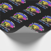 Funny Dog Owner Beer Drinker Cadeaupapier (Hoek)