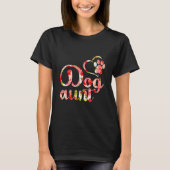Funny Dog Owner Shirt, Dog Aunt Fur Life T-shirt (Voorkant)