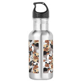 Funny Dog Pattern Waterfles (Achterkant)