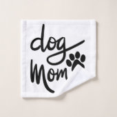 Funny Dog Paw Dog mama Bad Handdoek (Wasdoekje)